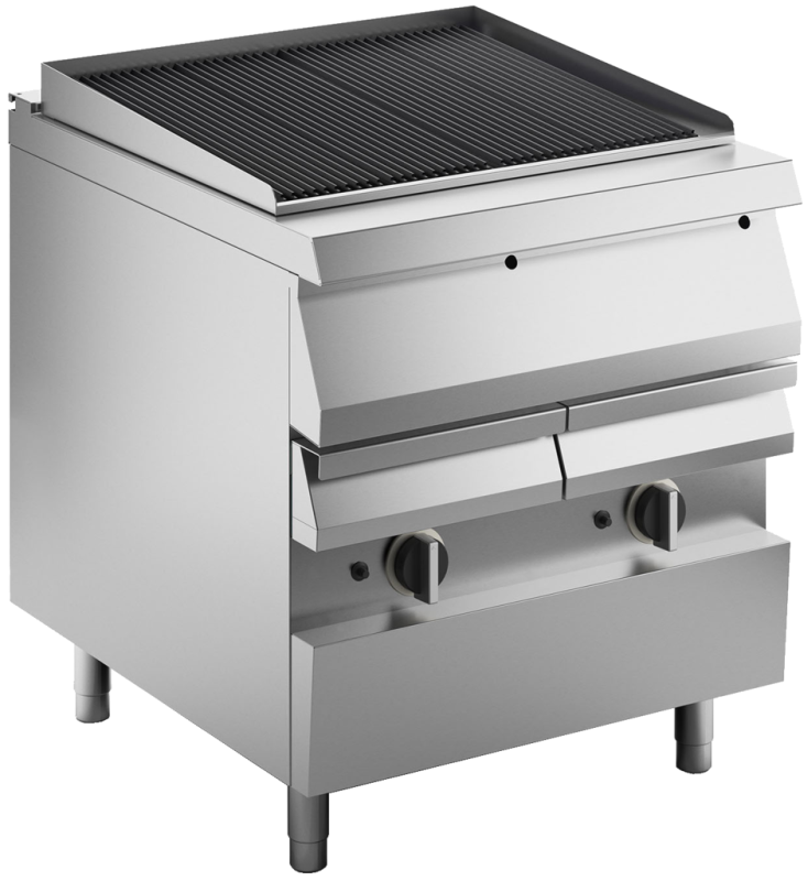 KBS Gas-Vaporgrill 15kW Wasserbecken & Ablasshahn