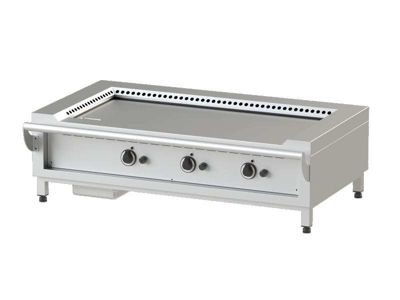 KBS Gas Teppanyaki-Grill mit 3 Heizzonen 21 kW Tischgerät