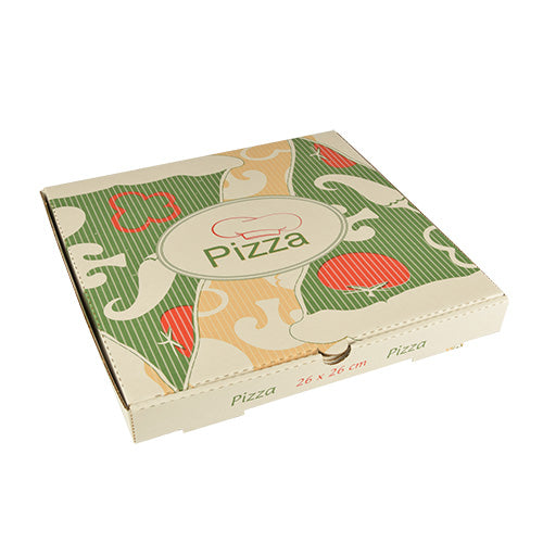 Papstar 100 Pizzakartons, Cellulose, Serie: Pure, 26x26x3cm