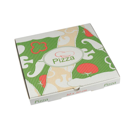 Papstar 100 Pizzakartons, Cellulose, Serie: Pure, 30x30x3cm