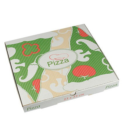 Papstar 100 Pizzakartons, Cellulose, Serie: Pure, 33x33x3cm