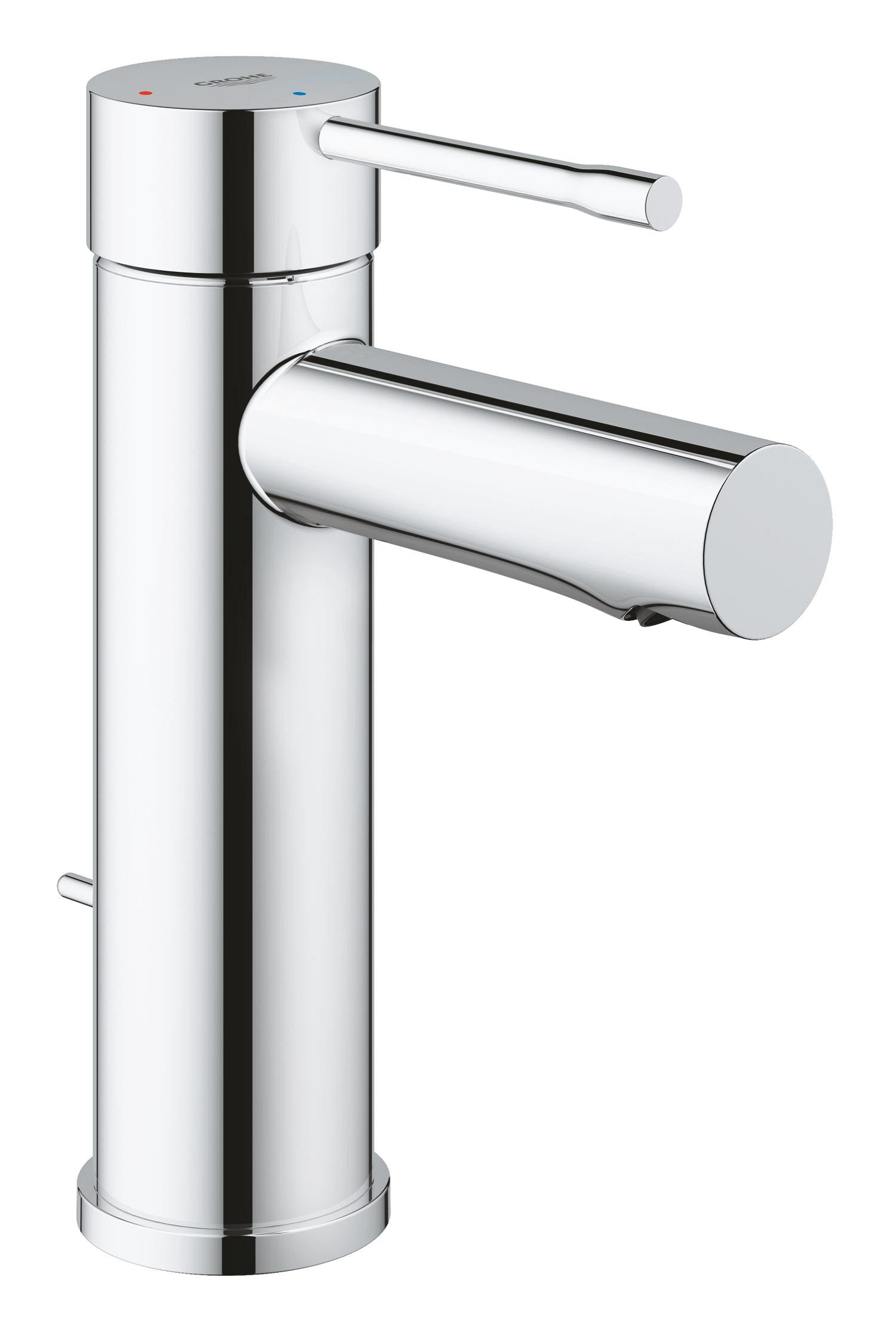 GROHE Essence Einhand-Waschtischarmatur mit Energiespar-Funktion und Ablaufgarnitur