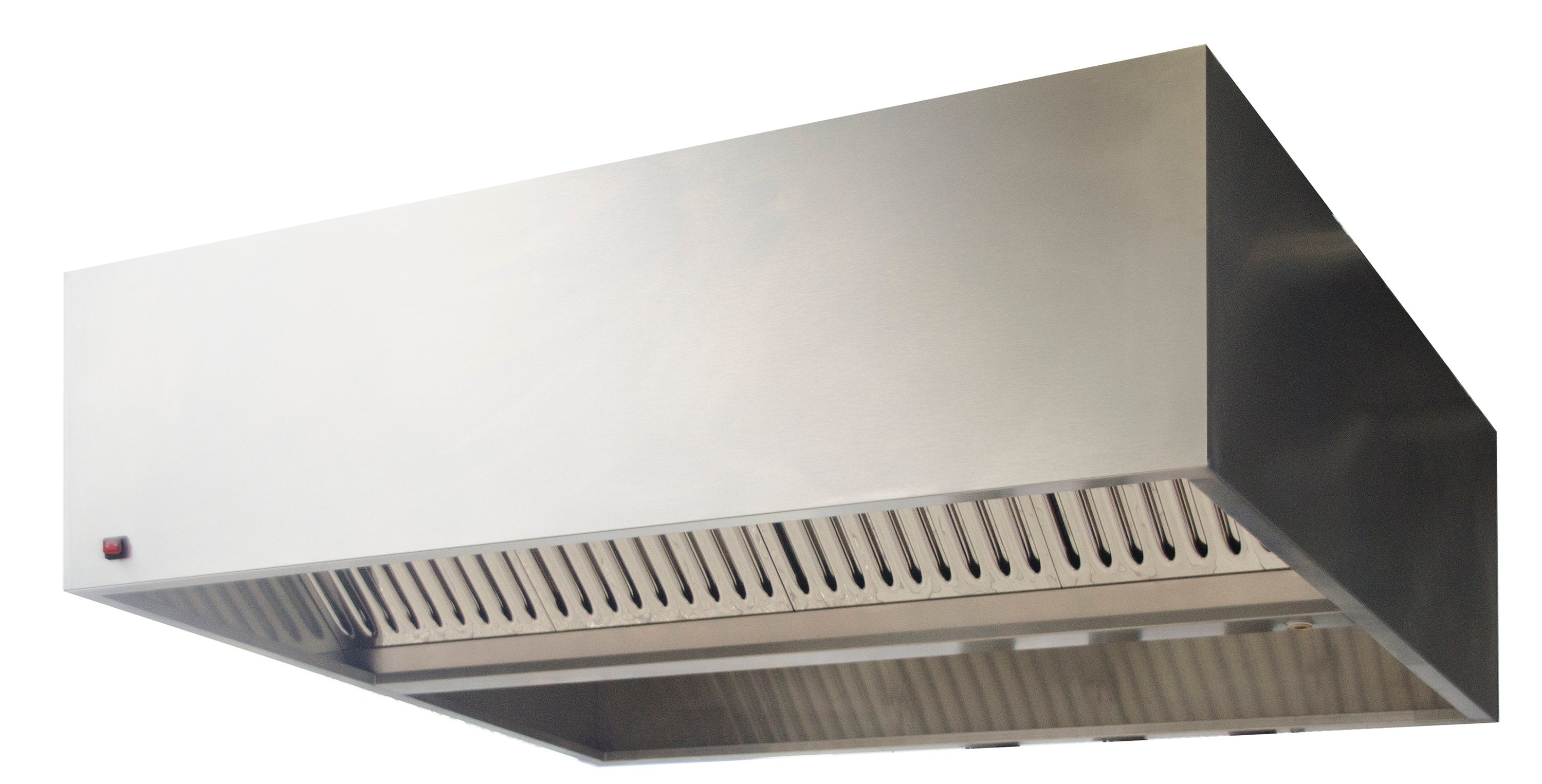 KBS Zentralhaube Kubusform 400x180cm Flammschutzfilter Typ F1