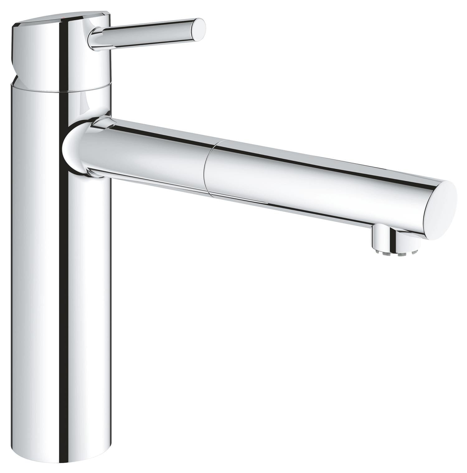 GROHE Concetto Einhand-Spültischarmatur Niederdruck mit herausziehbarer Laminarbrause