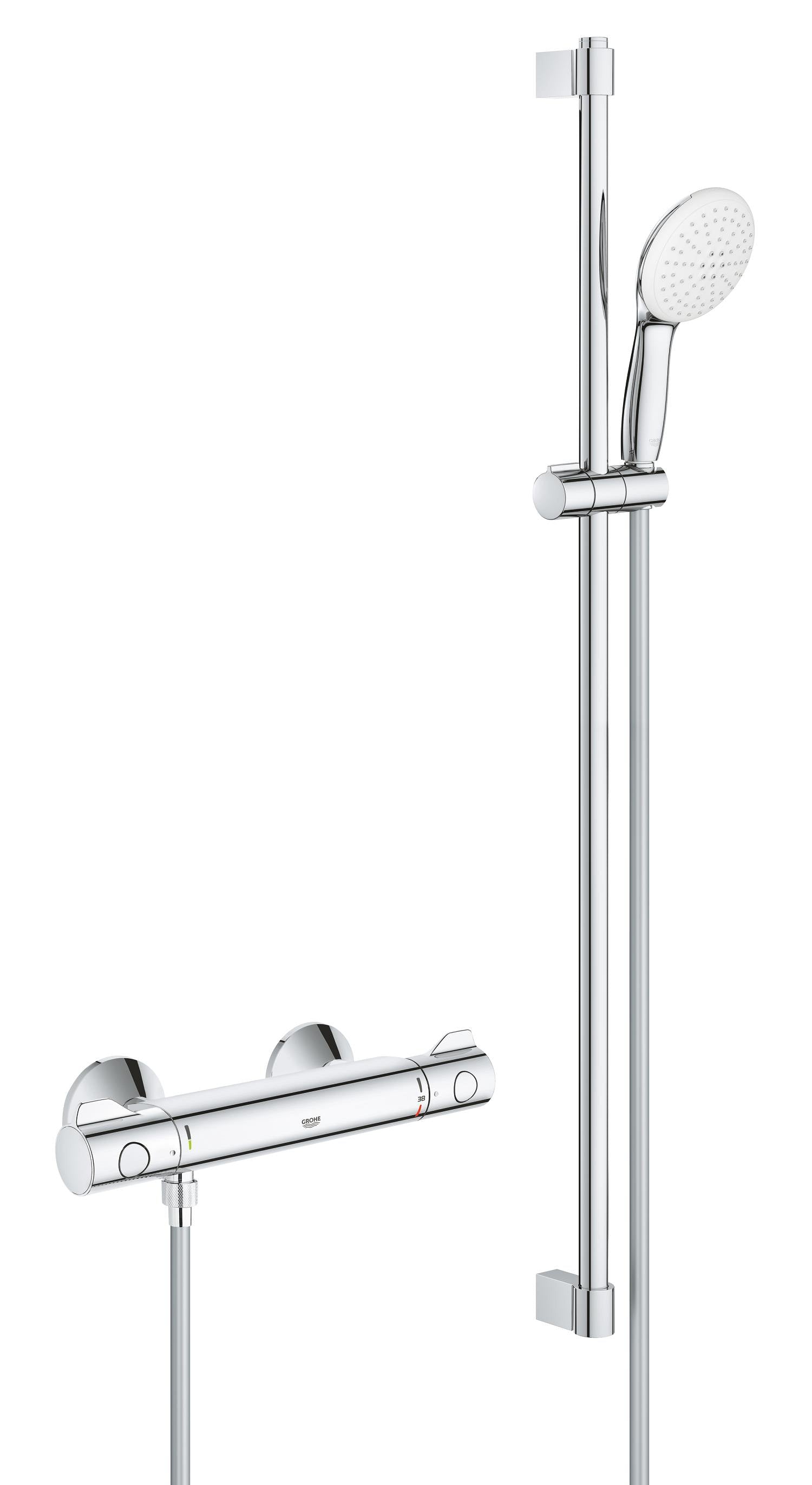 GROHE Grohtherm 800 Brausegarnitur mit Thermostat