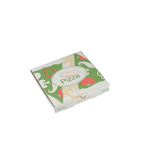 Papstar 100 Pizzakartons, Cellulose, Serie: Pure, 20x20x3cm