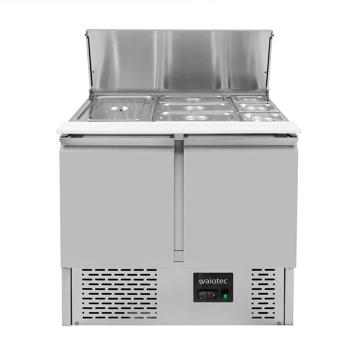 Vaiotec EASYLINE Saladette 700, 2-fach, inkl. Klappdeckel, 900x700x850mm