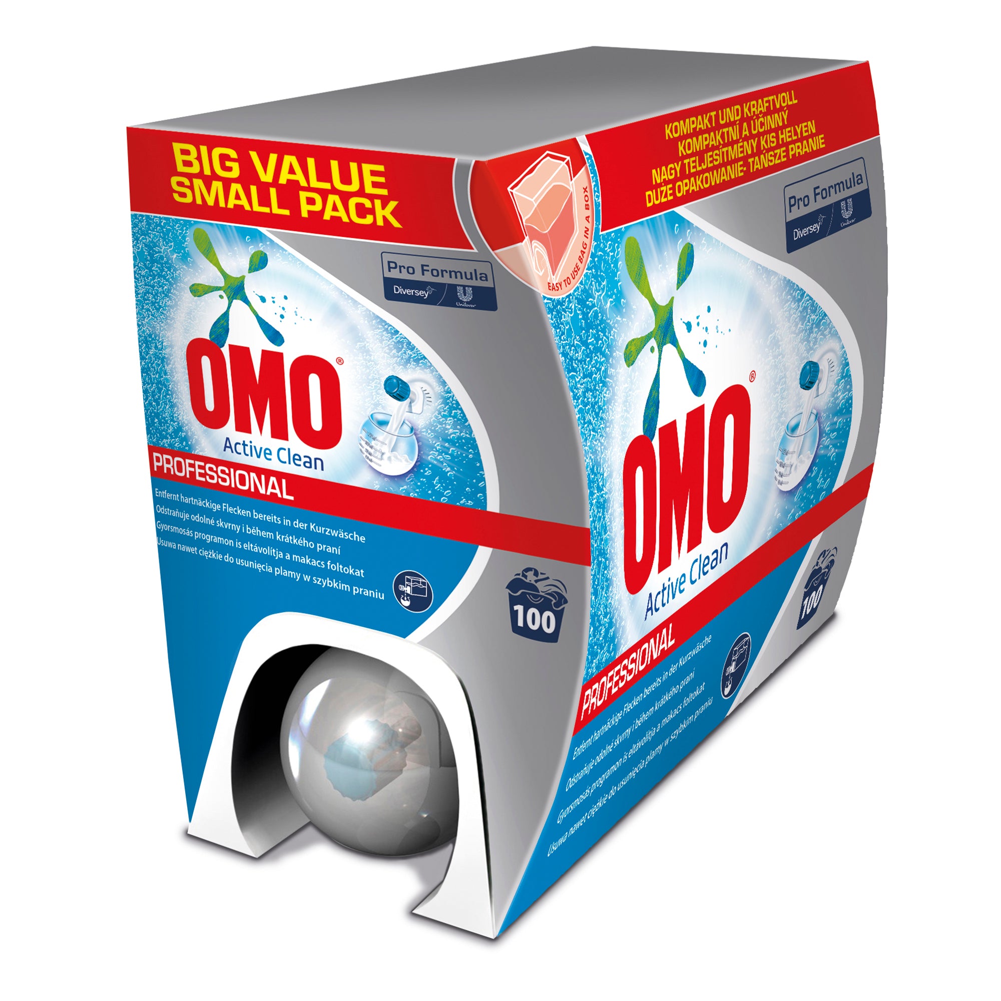 Diversey Omo Professional Active Clean 7.5 L (Bag-in-Box) 100 WG = 7,5 L